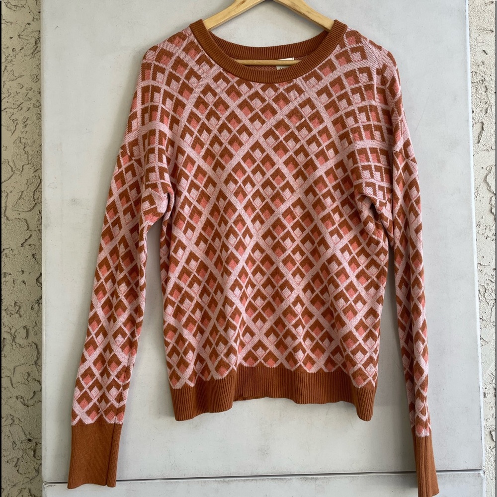 Oversized Pattern Sweater